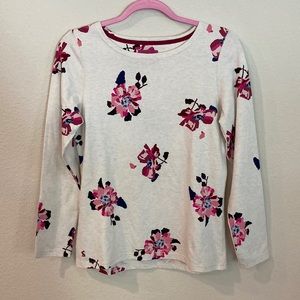 New Joules Harbour Print Long Sleeve Jersey Top